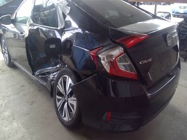 2017 HONDA CIVIC, BLACK, EX-L MODEL, 1.5L TURBO, AT.   A26333